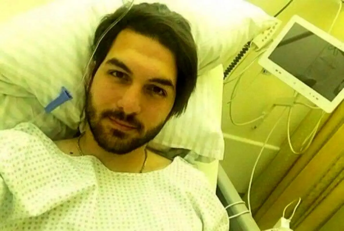 عليرضا حقيقي به بيمارستان رفت (عكس)