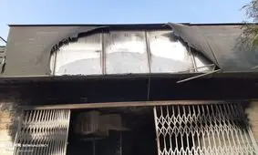  نابودی ۱۳هزار جلد کتاب در آتش جهل آشوب طلبان / عکس