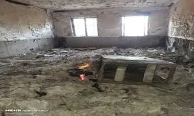 نابودی 13هزار جلد کتاب در آتش جهل آشوب طلبان+عکس