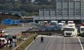 چند کشته و مجروح در حادثه ریزش پل