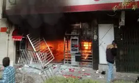 نیسان آشوبگر در دروازه غار متوقف شد