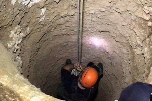 سقوط کارگر ساختمانی در چاه ۱۰ متری