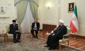 وزیر خارجه عمان با روحانی دیدار کرد