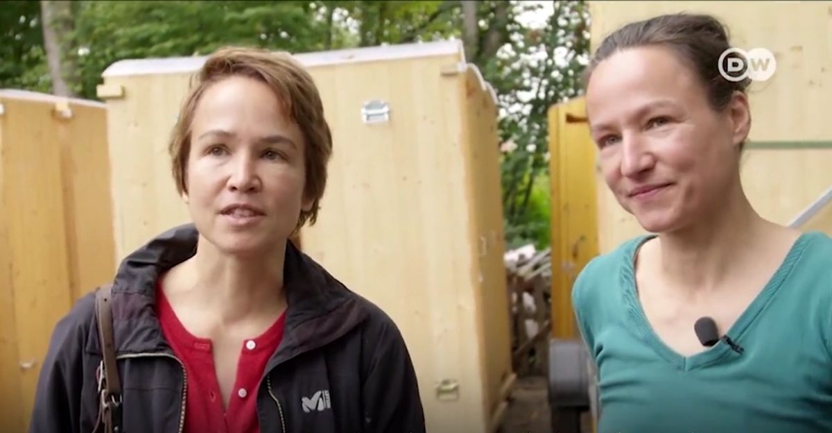 فیلم| توالت‌های سیار بدون آب، ساخت آلمان