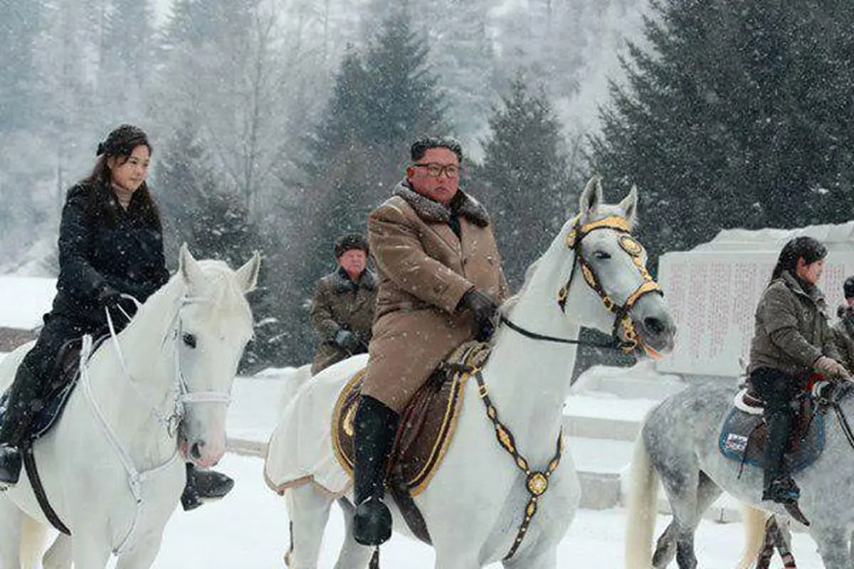 پیام اسب‌سواری «کیم ‌جونگ‌ اون» در جنگل برفی برای آمریکا چیست؟