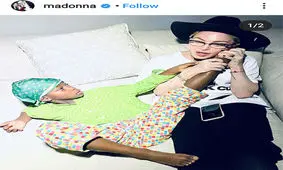 در اینستای ستاره‌های خارجی؛ مدونا، مادربزرگ نمونه!