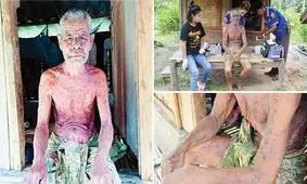 پیرمردی که خودش را قرنطینه کرده بود