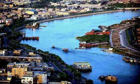 ریزش بخشی از ساختمان 6 طبقه در خرمشهر
