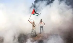 زخمی شدن ۳۷ فلسطینی در جریان تظاهرات بازگشت در مرز غزه/ تظاهرات اردنی‌ها علیه معامله قرن