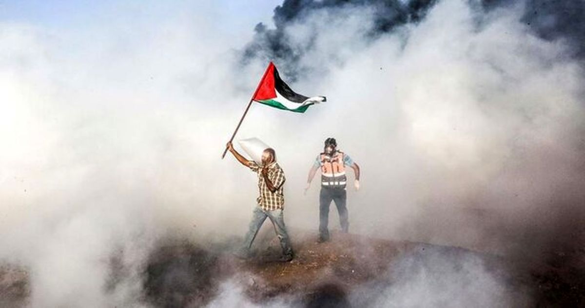 زخمی شدن ۳۷ فلسطینی در جریان تظاهرات بازگشت در مرز غزه/ تظاهرات اردنی‌ها علیه معامله قرن
