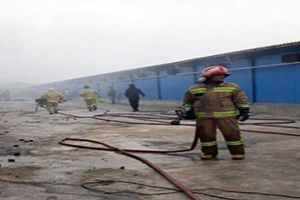 آتش‌سوزی دامداری در گرمسار / یک کارگر جان باخت