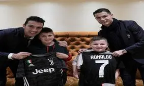 اقدام زیبا رونالدو و بوفون در آلبانی