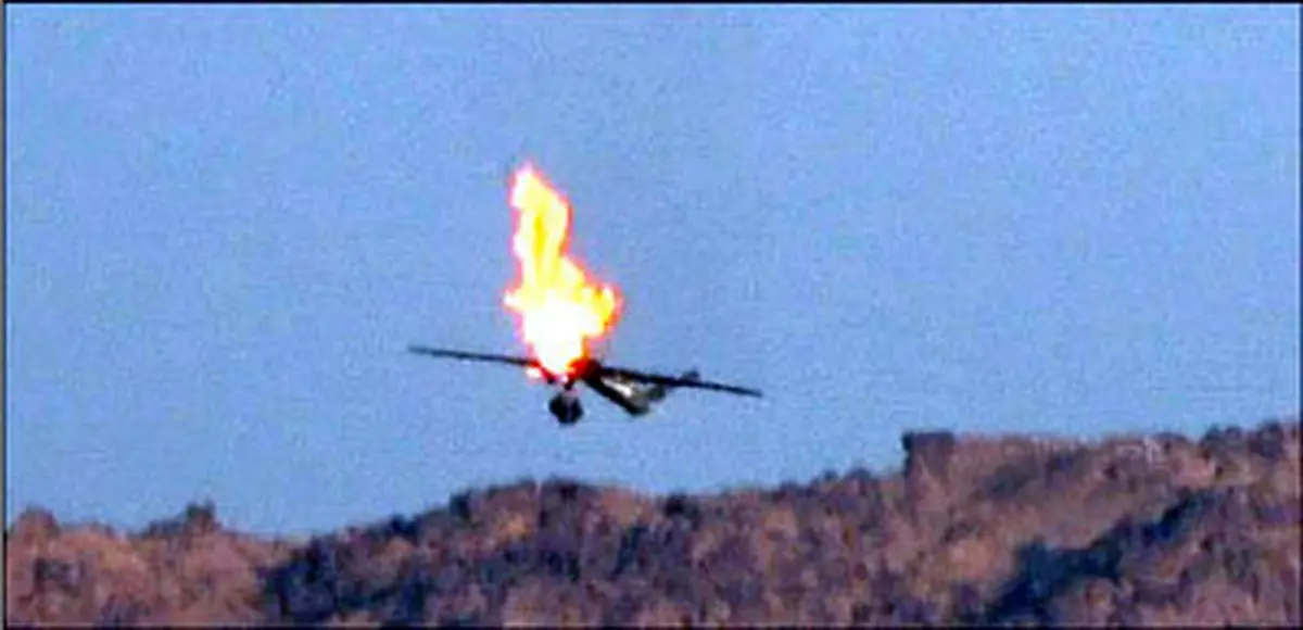 انصارالله یک فروند پهپاد جاسوسی ائتلاف عربی را سرنگون کرد