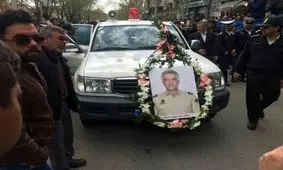 تشییع پیکر شهید سلماسی در ارومیه + عکس