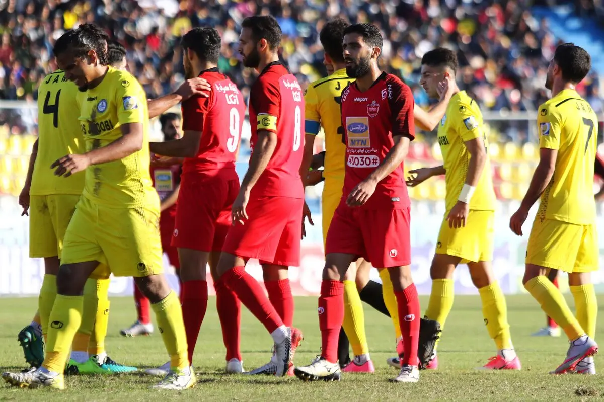 تساوی شهرداری ماهشهر و پرسپولیس در نیمه نخست