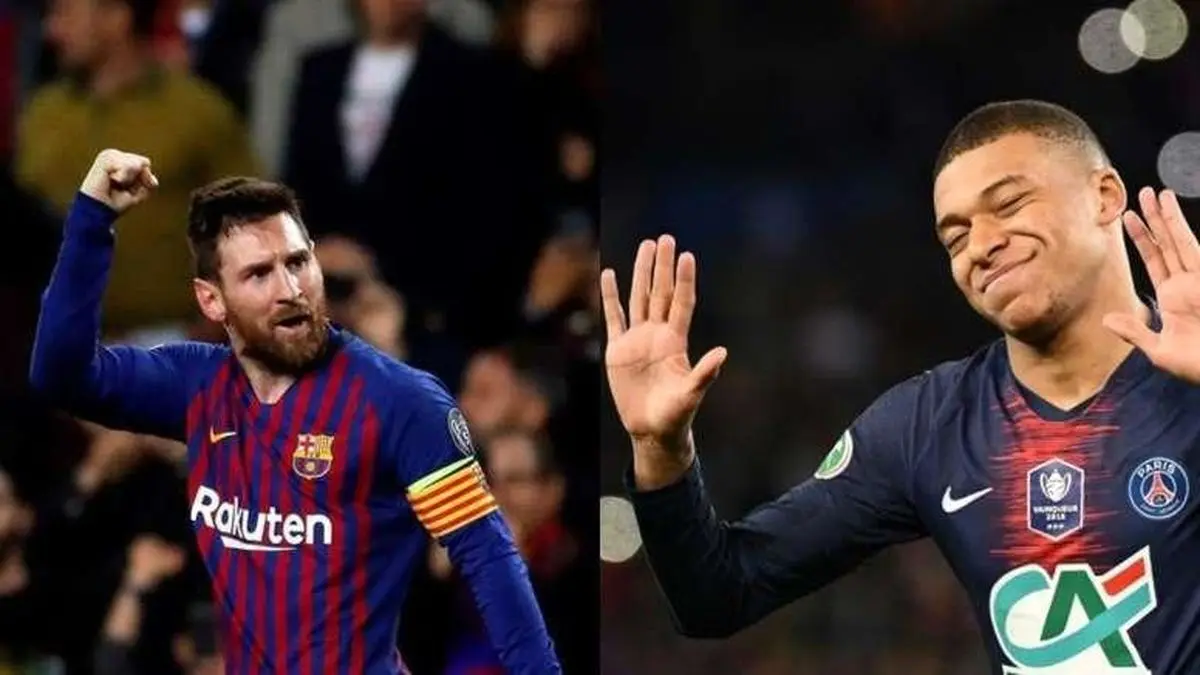 امباپه: مسی بازی های من را دنبال می کرد