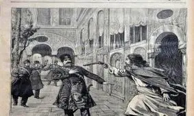 چه کسی بر سر جنازه ناصرالدین شاه پیشنهاد تشکیل حکومت جمهوری را داد؟