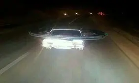 حمل بار خطرناک با پیکان / عکس