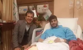 عیادت درودگر از نابغه جویبار