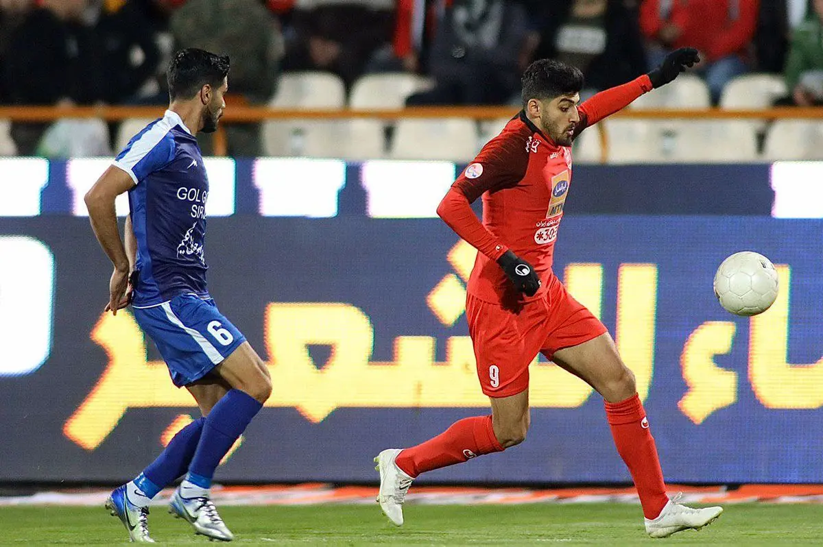 تساوی دو تیم پرسپولیس و گل گهر درنیمه اول