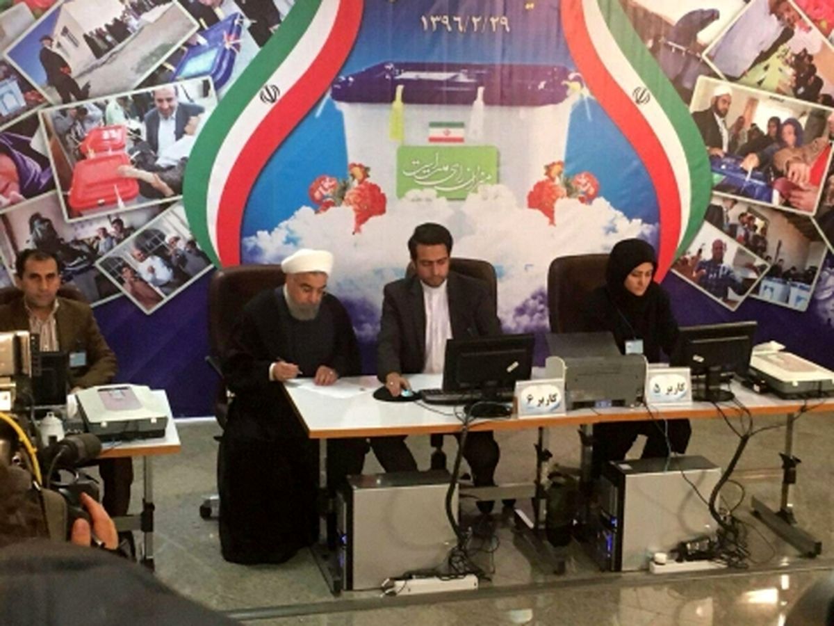 فیلم/ پایان ثبت نام دکتر روحانی در انتخابات ریاست جمهوری