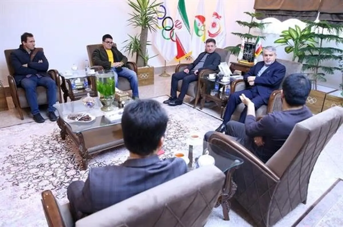 درخواست محمد بنا در محل کمیته ملی المپیک