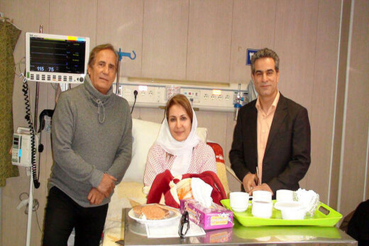 عکسی که فاطمه گودرزی از بیمارستان در اینستاگرام گذاشت
