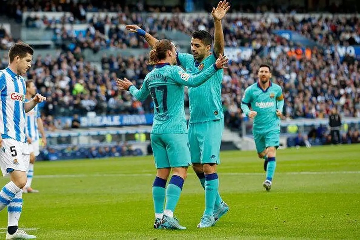 گل‌های گریزمان و سوارس برای برد بارسا کافی نبود