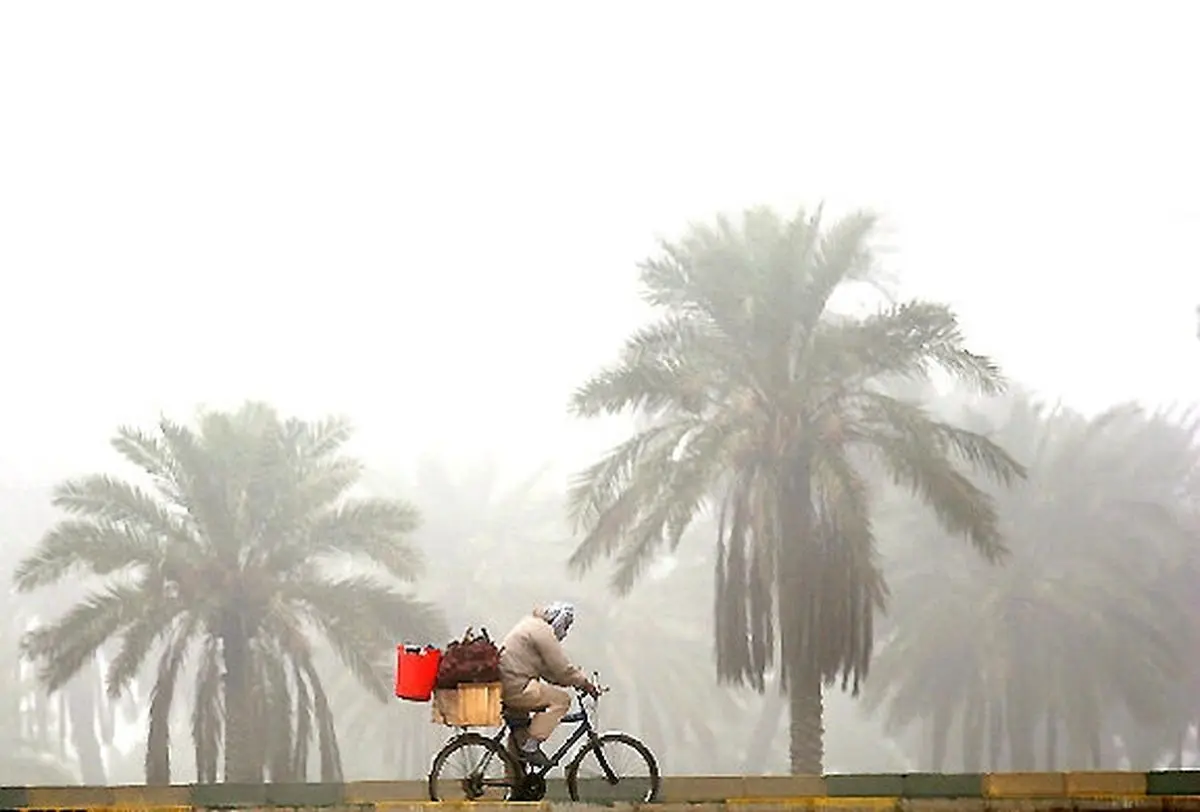 اهواز در مه