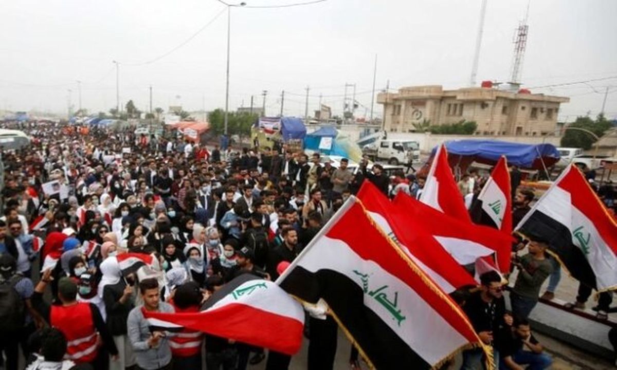 تظاهرات گسترده در بغداد علیه تحریم‌های آمریکا