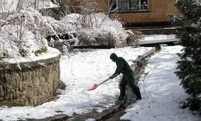 برف و باران استان کردستان را فرا می‌گیرد