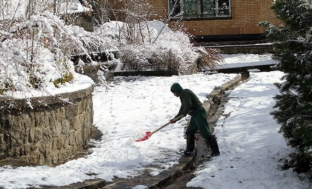 برف و باران استان کردستان را فرا می‌گیرد