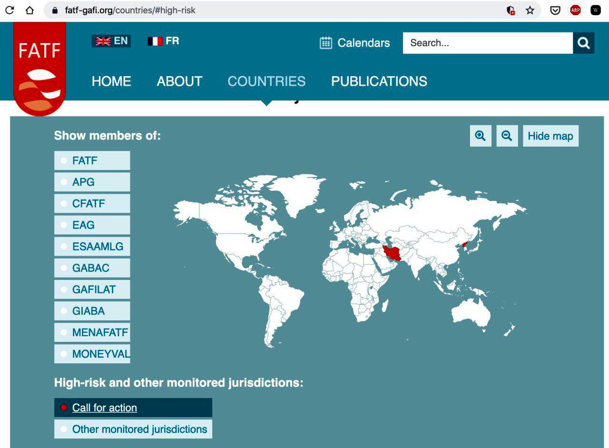 خبر درج ایران در لیست سیاه FATF جعلی است