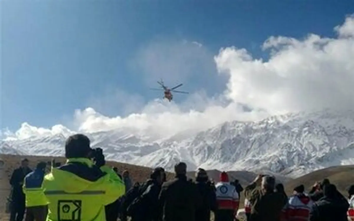 فیلمی از جست‌وجوی لاشه هواپیمای سقوط کرده در ارتفاعات ساوالان
