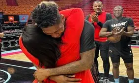 سورپرایز کریسمس برای بازیکن بسکتبال در NBA