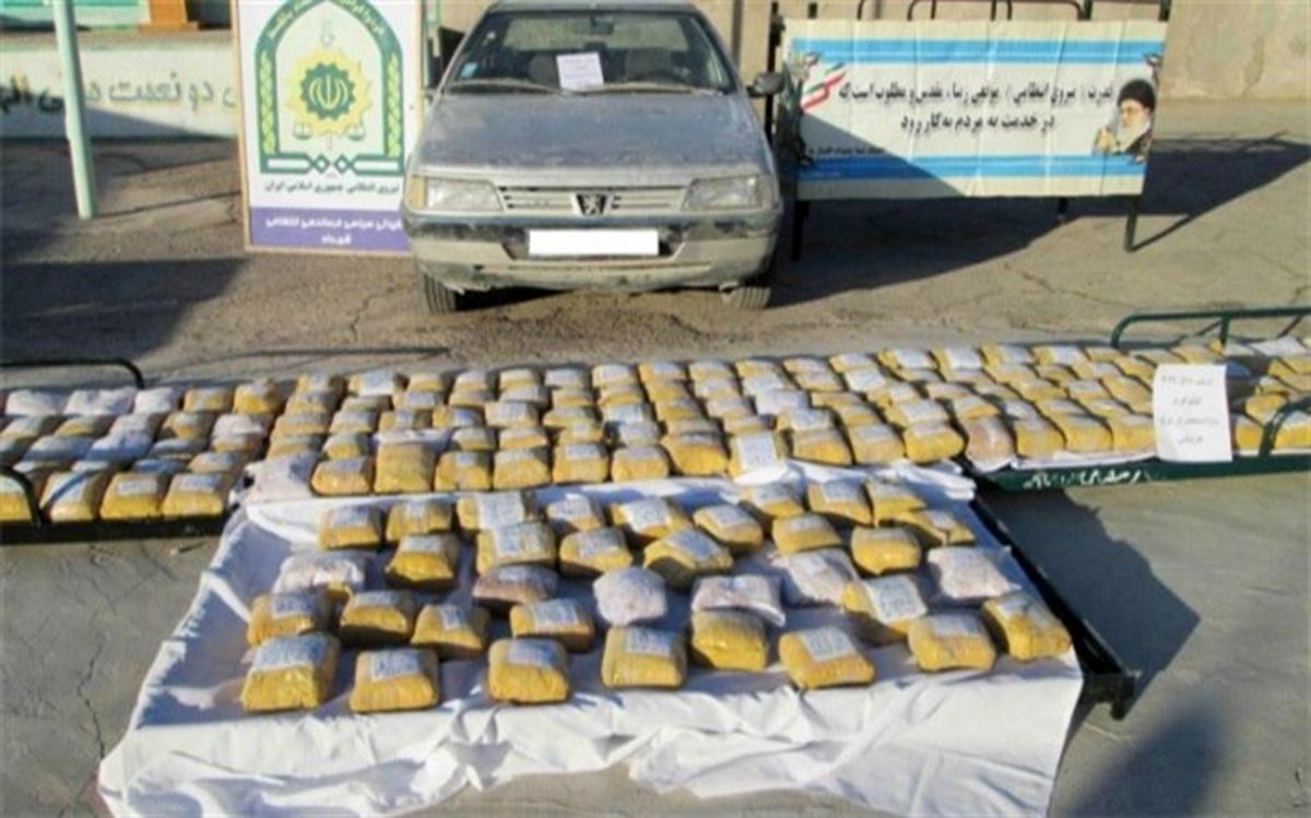 پلیس همدان بیش از یک تن تریاک کشف کرد