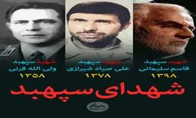 شهدای سپهبد تاریخ ایران / عکس