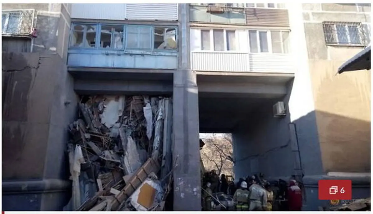 تخریب ساختمانی در کامبوج جان ۱۰ تن را گرفت