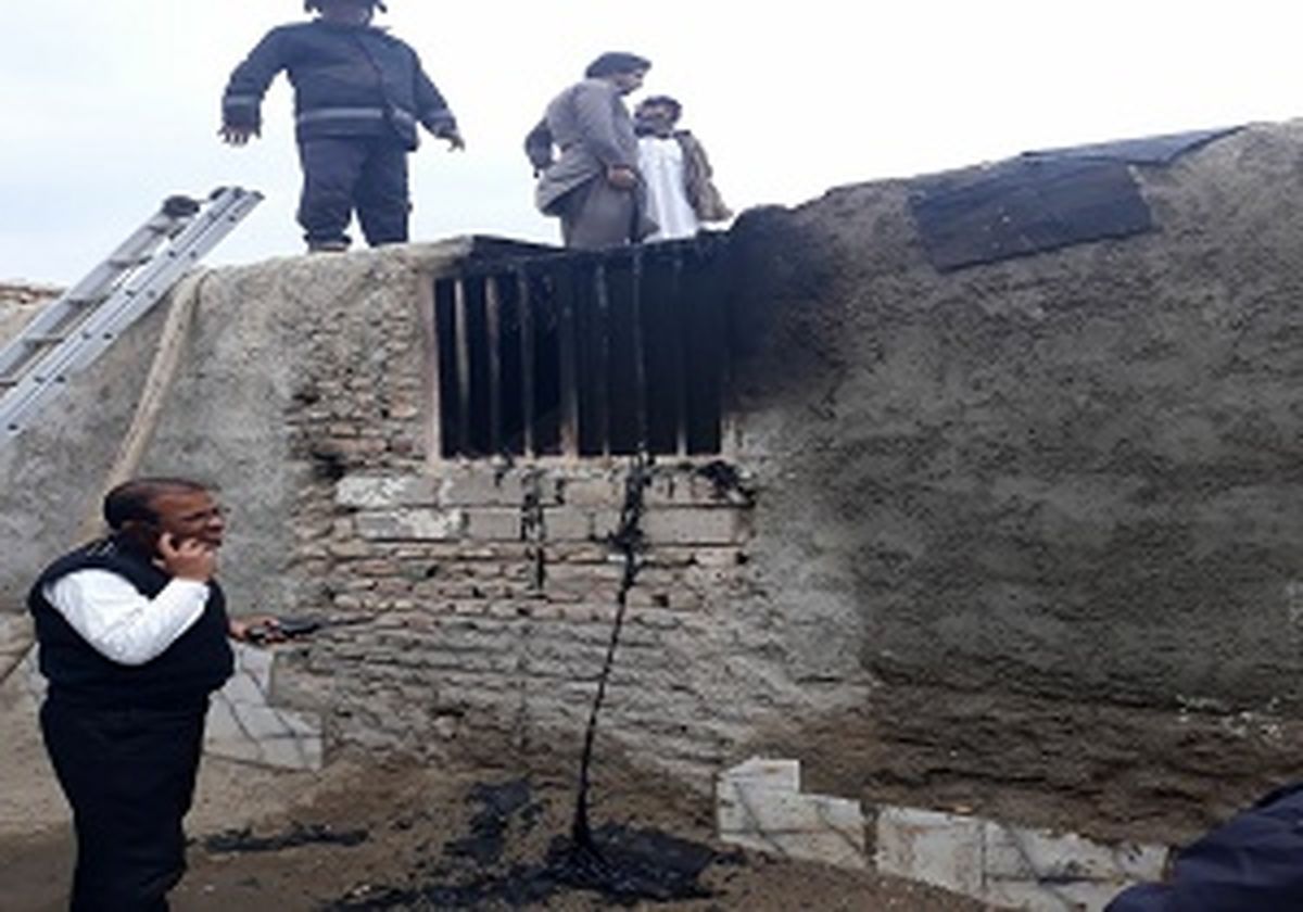 آتش سوزی منزل مسکونی در زاهدان