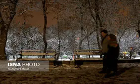 تبریز سفیدپوش شد