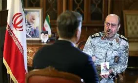 مصاحبه سردار «حسین دهقان» با CNN با لباس رزم