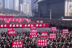 راهپیمایی گسترده همبستگی در کره شمالی