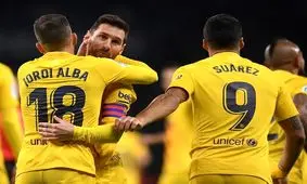 ضعف و تزلزل تمام نشدنی بارسلون صدرنشین