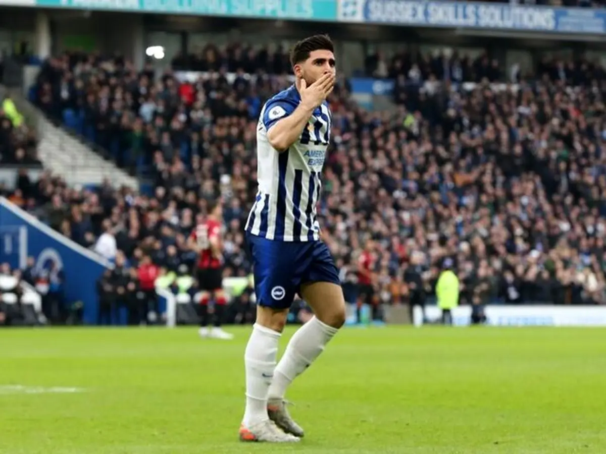 جهانبخش بهترین بازیکن ماه دسامبر برایتون