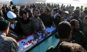 پیکر مطهر شهید ابومهدی المهندس در آبادان تشییع شد