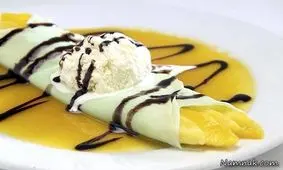 طرز تهیه “کرپ انبه” برای صبحانه و عصرانه