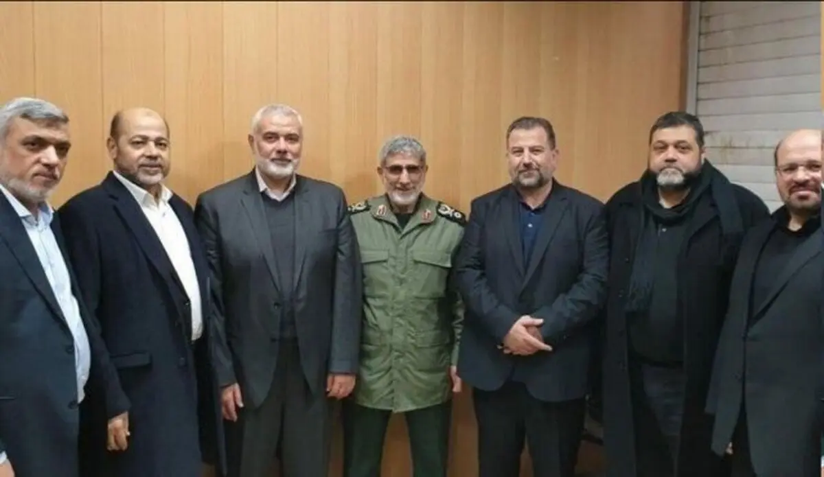 دیدار اسماعیل هنیه با فرمانده جدیده سپاه قدس