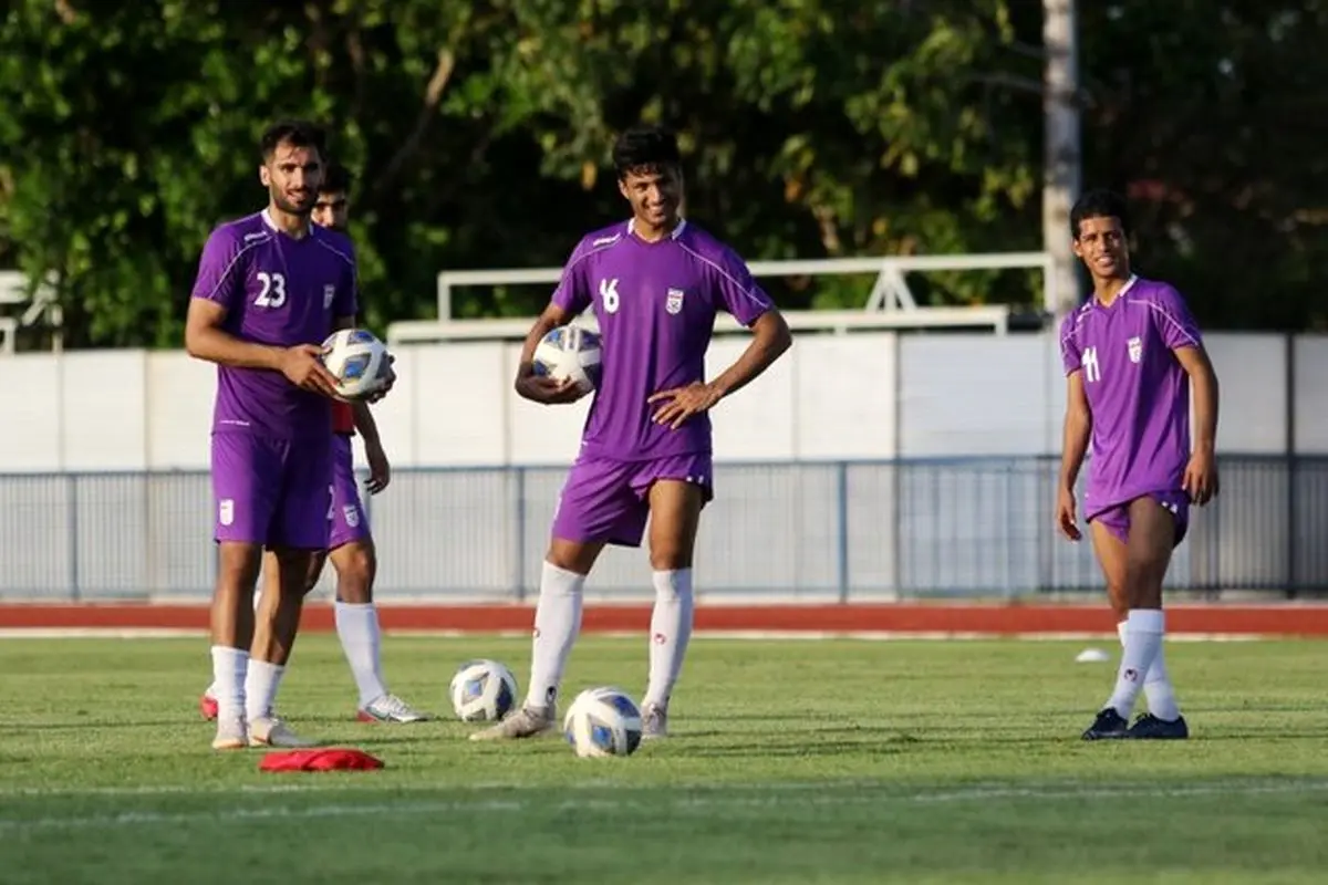 آخرین تمرین تیم ملی امید پیش از دیدار با ازبک‌ها