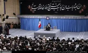 پوستر جدید سایت رهبر انقلاب درباره سیلی دیروز به ترامپ / عکس