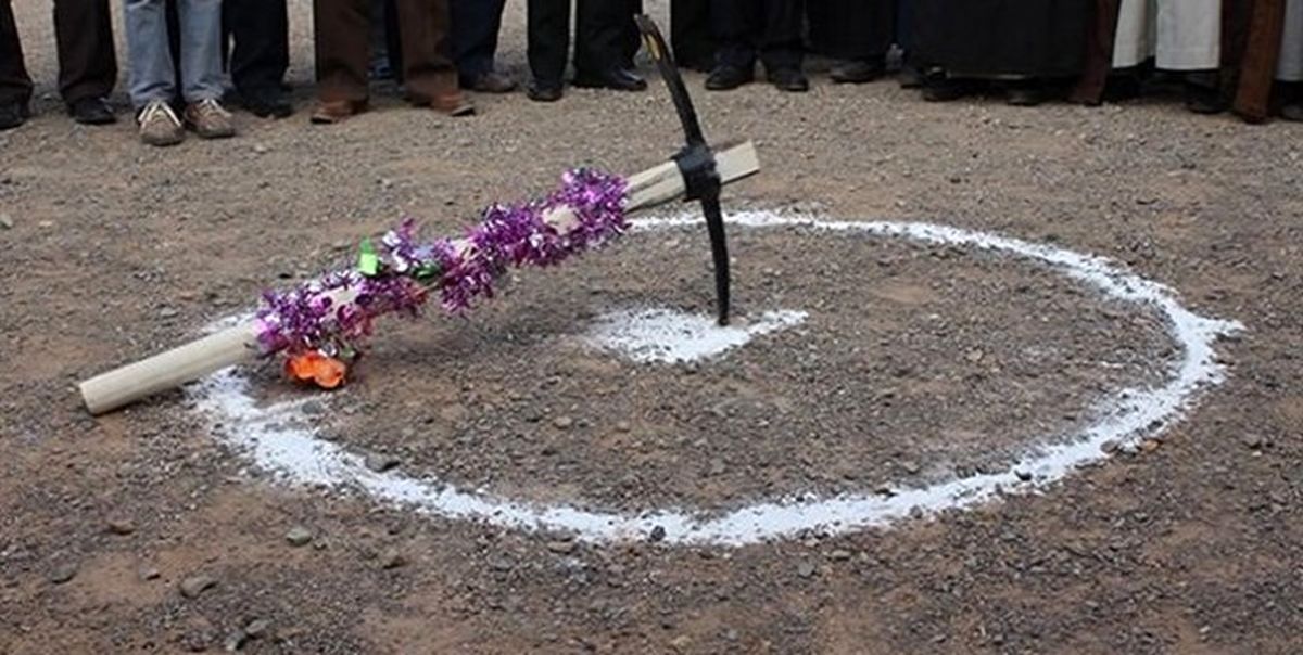 کلنگ زنی مجتمع گلخانهای «حریر سبز» با حضور آقای وزیر در اسدآباد